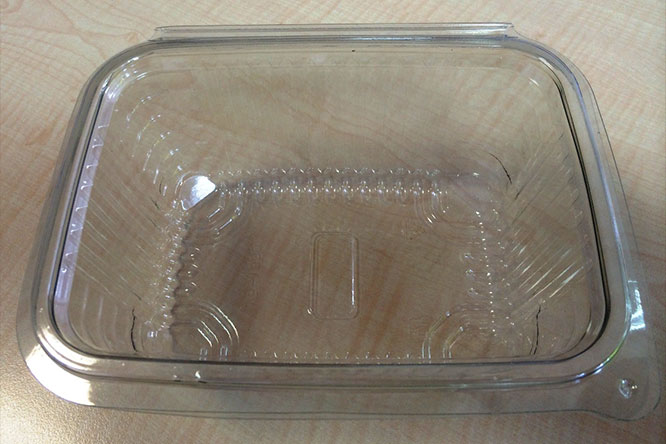 boîte à friandises en plastique jetable