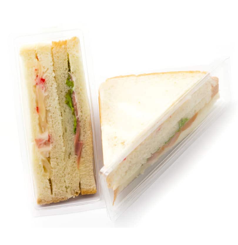 Emballages pour sandwichs en plastique